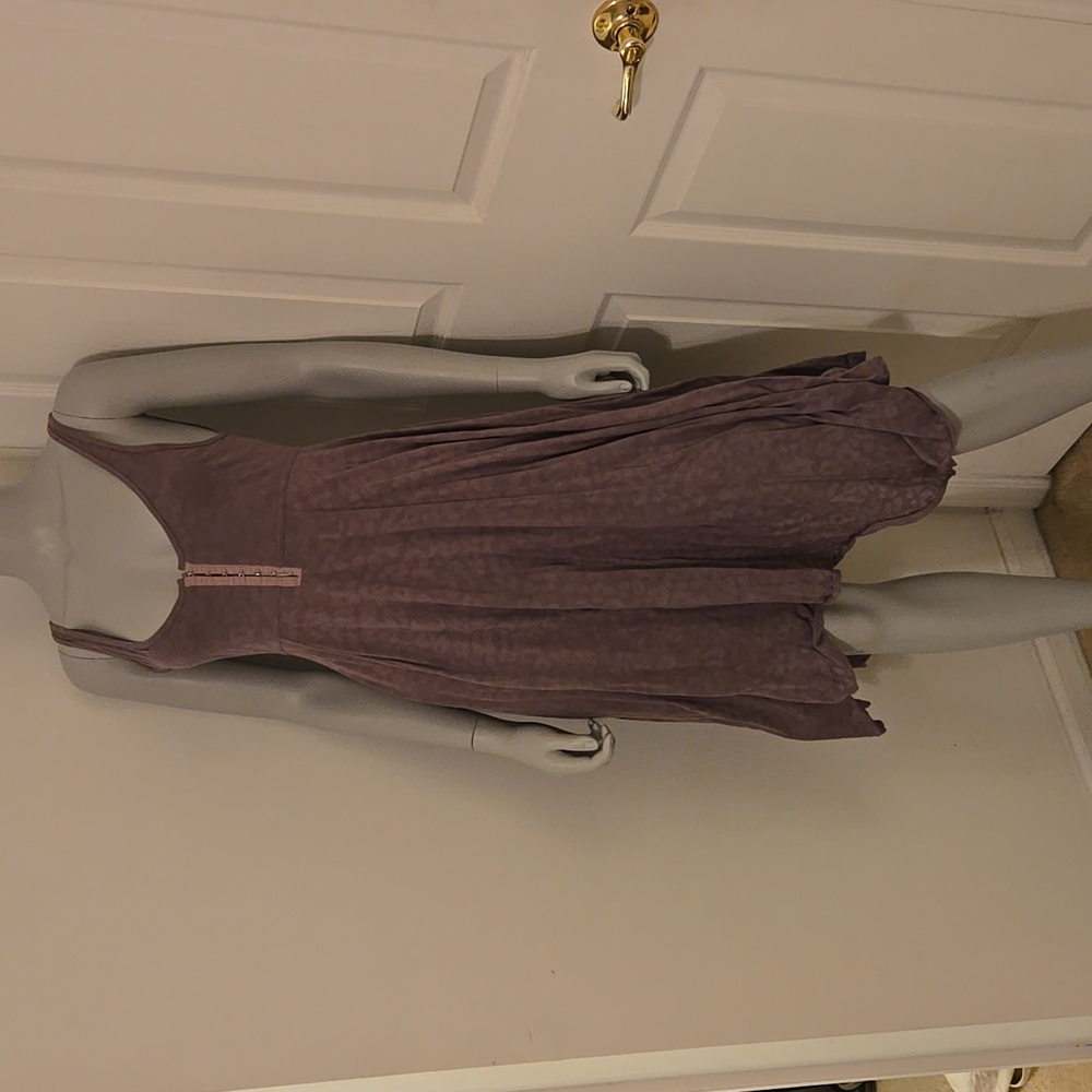 Free People Sleeveless Bohemian Midi Dress in Light Purple Size Small